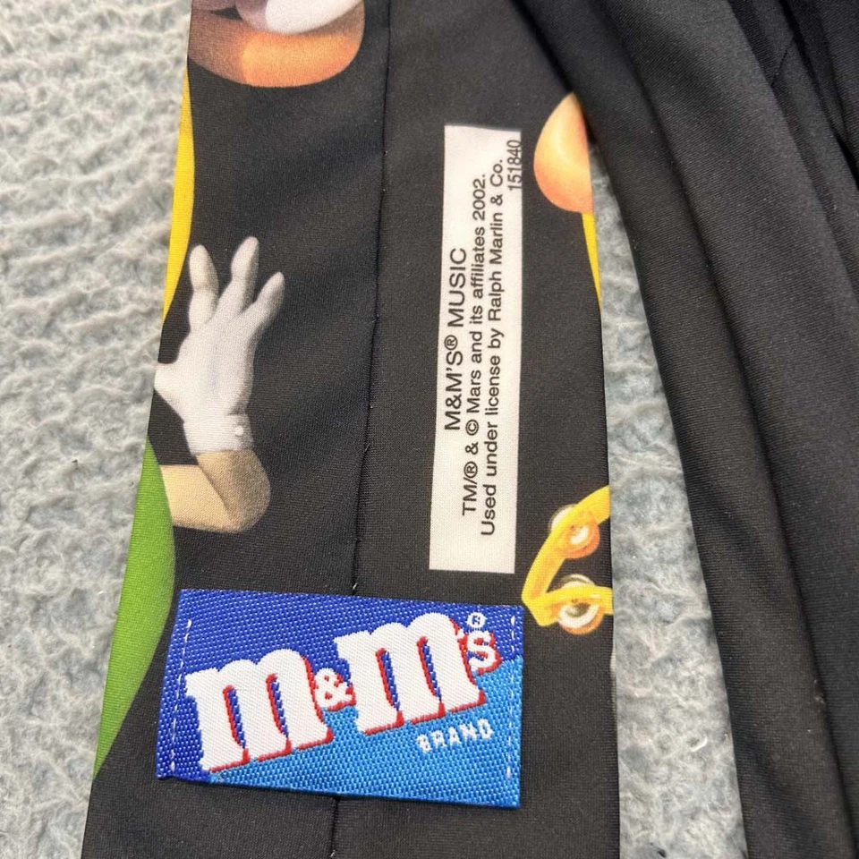 Corbata de cuello de jazz para hombre M&M marca de vino música Foto 4 de 4