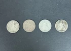 1858-O, 1859-O, 1862-S, & 1876-S Seated Liberty Half Dollars