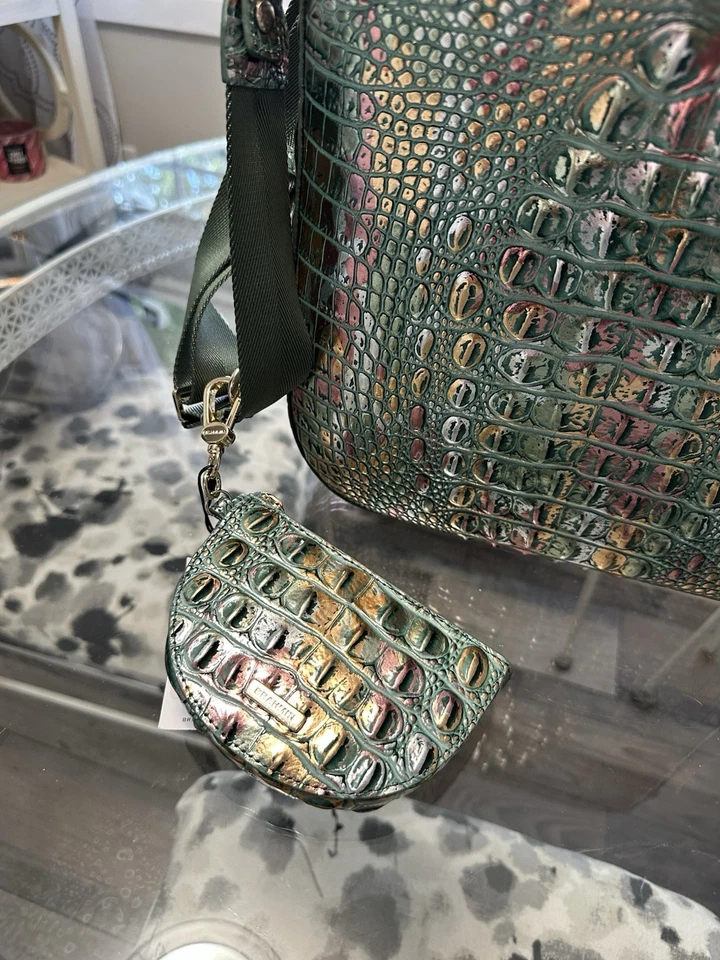 BOLSO BANDOLERA BRAHMIN NUEVO CON ETIQUETAS SOULFUL MELBOURNE LEIA Y CARTERA BRITT Foto 4 de 4