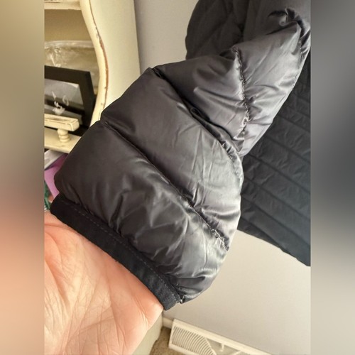 Lands End Wonderweight Packable Down Jacket Women’s SZ 3X Black Full Zip Pockets - Picture 3 of 7