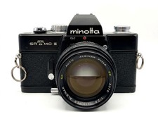Minolta SRT MC-II + Albinar 135mm f/2.8 Kit Objectif 35mm Argent Bon État