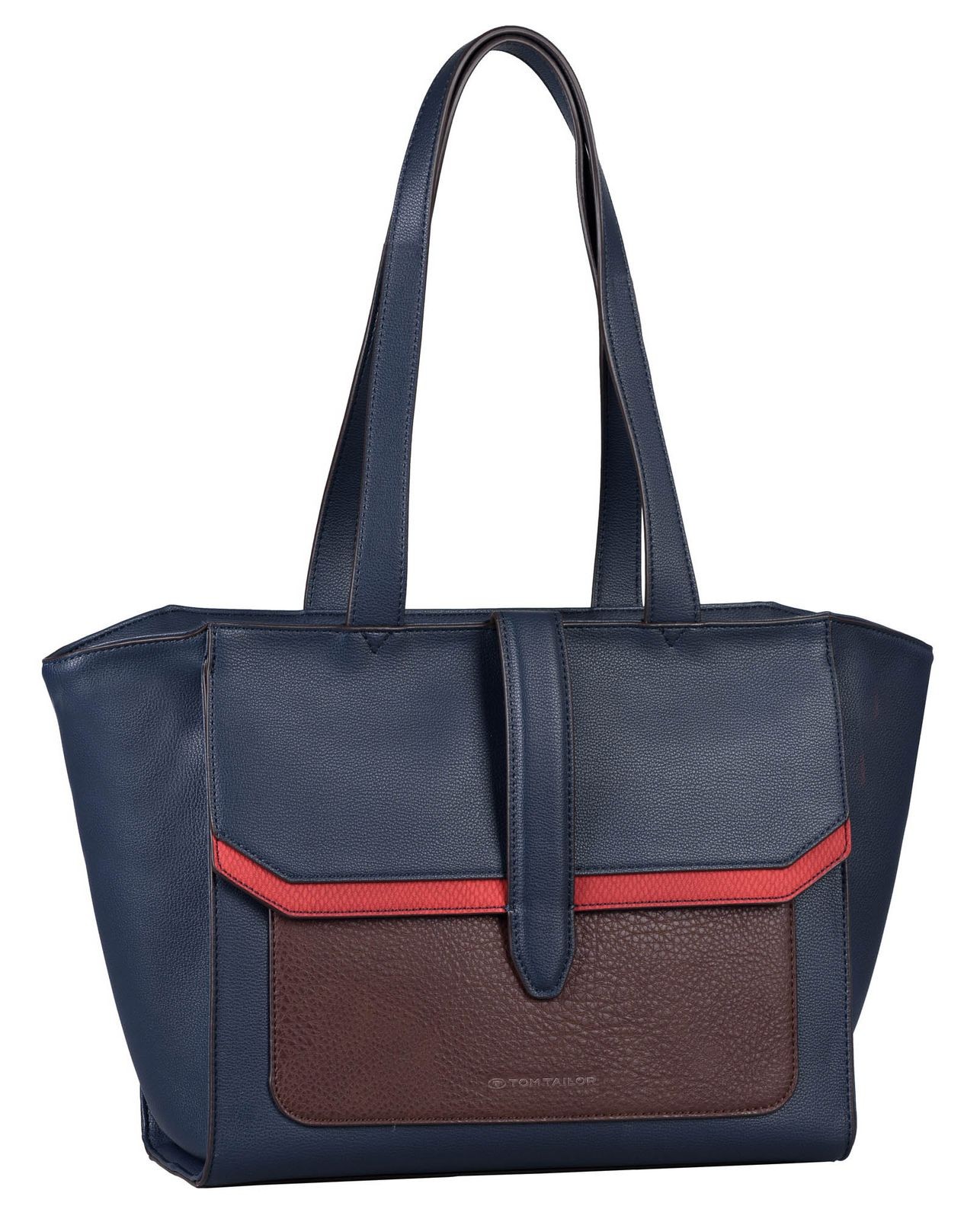 TOM TAILOR shopper bag Amely Zip Shopper M Mixed Maritim