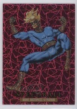 2024 Upper Deck Marvel Masterpieces '92 Pink Lasers /992 Speedball #88 g1d