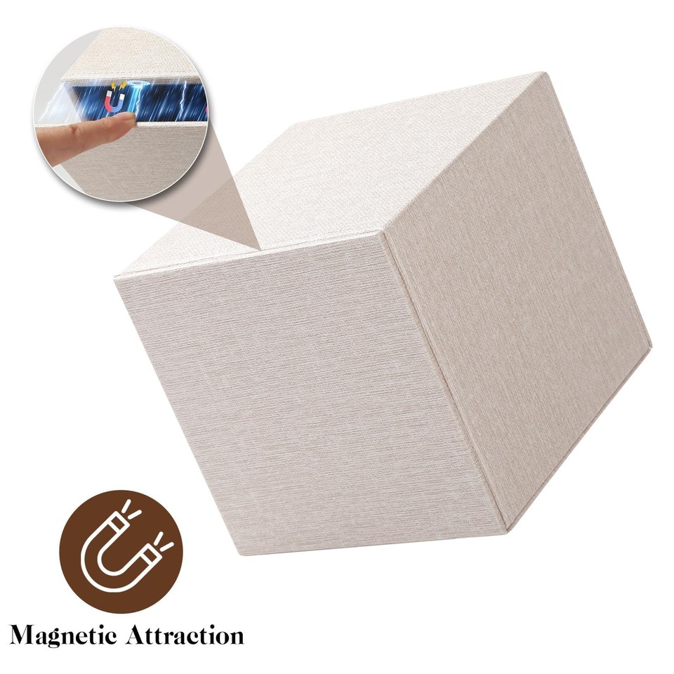 Tissue Box Packet VZZNN 2 Pack Tissue Box Cover Square - Modern Cube Tissue Holder with ...