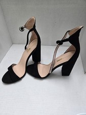 Fashion Nova Size 10 Women's Faux Suede 4.75 In Block Heels