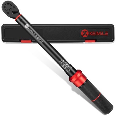 3/8Inch Drive Click Torque Wrench 10120 FtLb 13.6162.6Nm 72 Tooth Dual Range