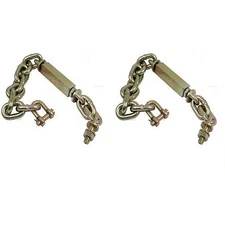 2 Universal 3 Three Point Hitch Chain Stabilizer Turnbuckle Sway