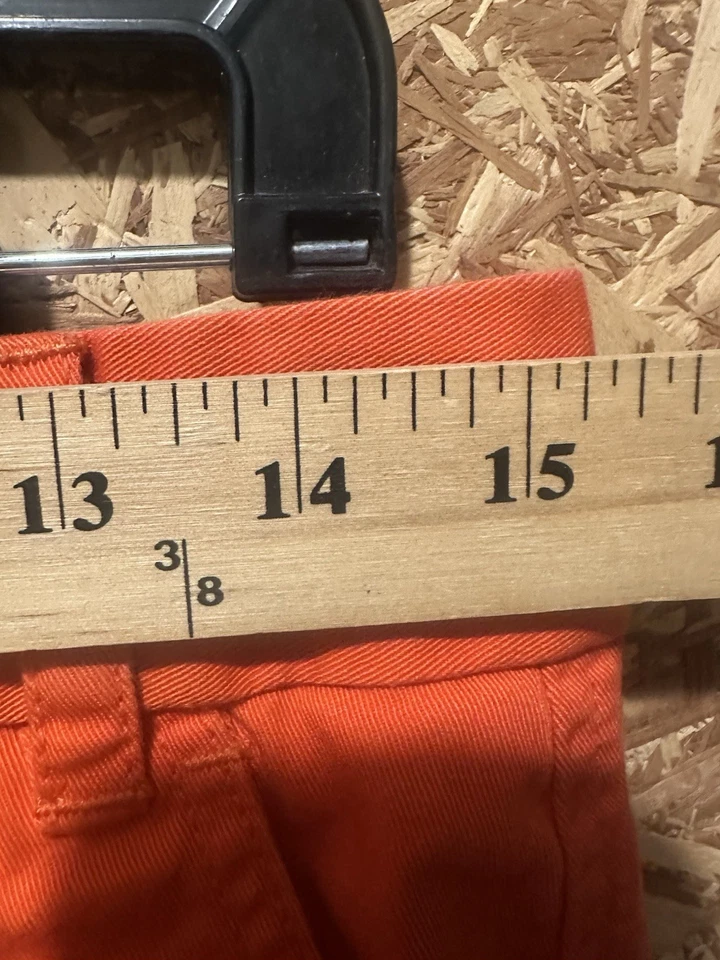 Pantalones Cortos J Crew Chino Rotos Naranja/Rojo Talla 6 Foto 2 de 4