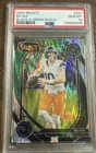 2024 Panini Select - Club Level Bo Nix #221 Black & Green Shock Prizm PSA 10