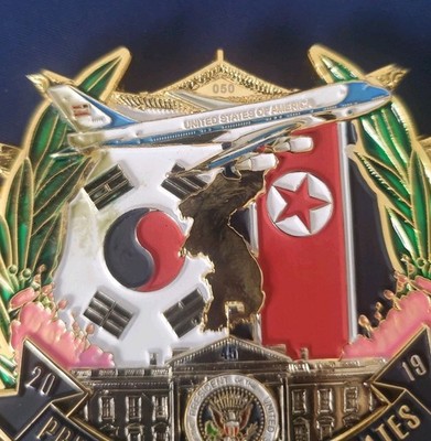 President Trump visit 2019 MSG coin Seoul, South Korea New extremely rare  # 50