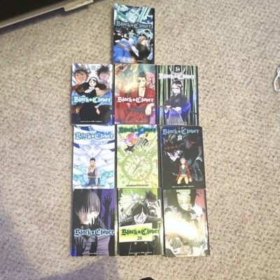 Black Clover Manga Lot Vol 27-30 32-36 Trade Paperback Yuki Tabata