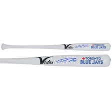 Trey Yesavage Toronto Blue Jays Autographed Victus Team ID Mini Bat