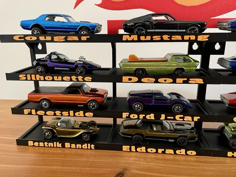 Custom Hot Wheels Original 16 Display - Image 4 of 4