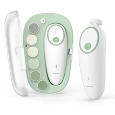 Momcozy Baby Nail File Electric, Gentle Baby Nail Trimmer Electric, Baby Nail