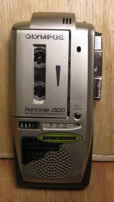 Olympus J-500 (17 Hours) Handheld Cassette Voice Recorder for sale