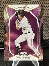 Tres Gonzalez 2023 Panini Chronicles Certified Baseball Purple /49 #8