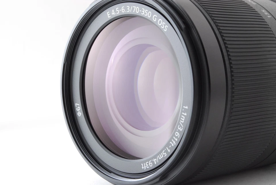 SONY E 70-350mm F/4.5-6.3 G OSS SEL70350G Lens E Mount From JAPAN [Top MINT] - Image 2 of 4