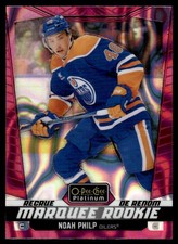 2024-25 O-Pee-Chee Platinum Pink Magma Noah Philp Rookie Edmonton Oilers #295