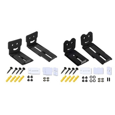 2pcs Elegant Speaker Wall Mount Bracket for Secure Center Channel Installation