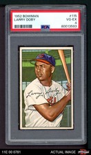 1952 Bowman #115 Larry Doby Indians HOF PSA 4 - VG/EX