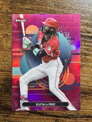 2025 Finest #154 Elly De La Cruz Magenta Refractors #/300