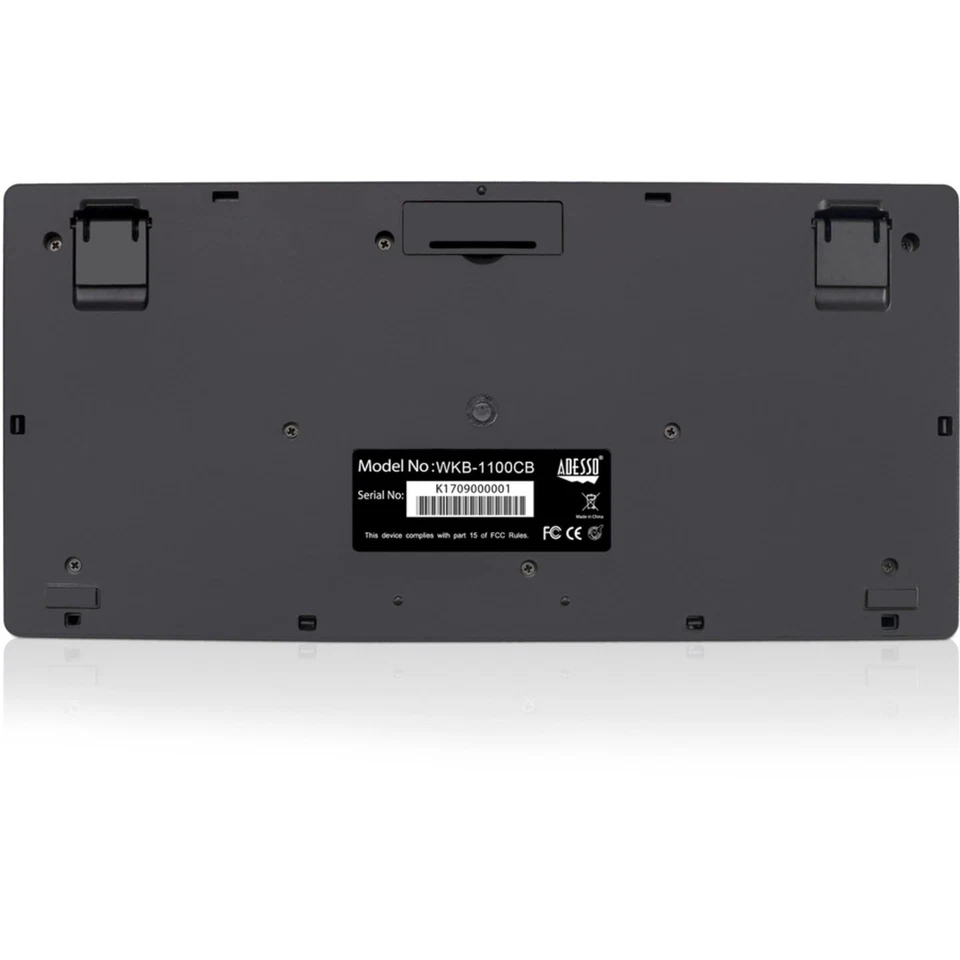 WKB-1100CB Natural Ergonomic Wireless Spill Resistant Mini Keyboard & Mouse C... - Image 4 of 4