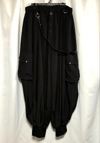 ACDC Rag Sarouel Pants Bontan-Style Black Unique Design Men’s Loose Fit ...