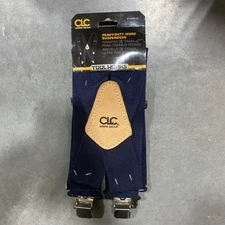 Clc Work Gear 110Blk Tool Suspenders, Suspenders, Black, Poly Webbing