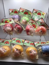 NEW LOT 11 Vintage Darice Mitzy Doll Yarn Heads Hands Hair Craft Making #50019