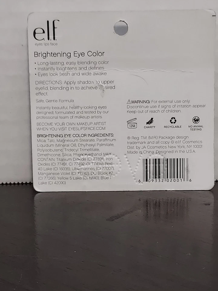 New In Package e.l.f. Butternut 2001 Brightening Eye Color .09oz. - Image 2 of 4