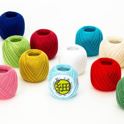 Olympus Sashiko Garn fein (Thread Thin), Baumwolle, Knäuel, (0,07 EUR/m)