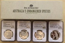 Australia 1995 - 1998 $10 Endangered Species Silver NGC PF70 UC