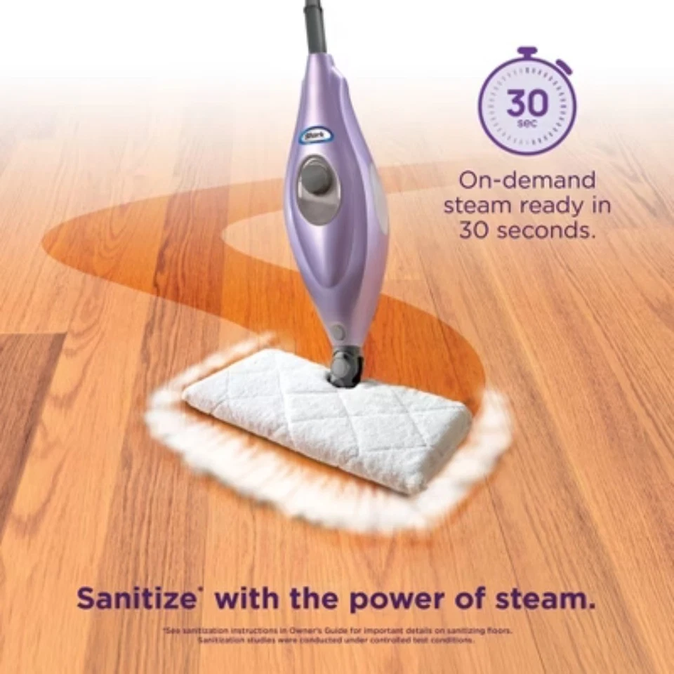 Shark S3501 Steam Pocket Mop, Lightweight for Hard Floors, 2 Washable Pads - Image 3 of 4