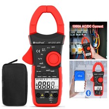 Holdpeak 1000a Acdc Clamp Multimeter Bluetooth Auto-ranging Digital Amp Meter