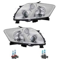Scheinwerfer Set H11/HB3 FüR Toyota Auris _E15_ NRE15_ ZZE15_ Inkl. Lampen