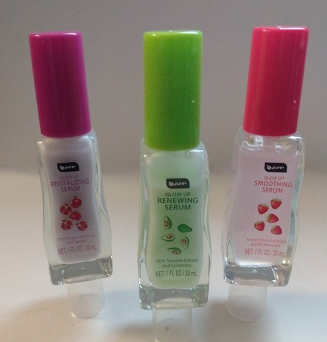 Bpure Glow Up Serums Strawberry Avocado Pomegranate Compare to Glow Recipe Serum - Picture 3 of 12