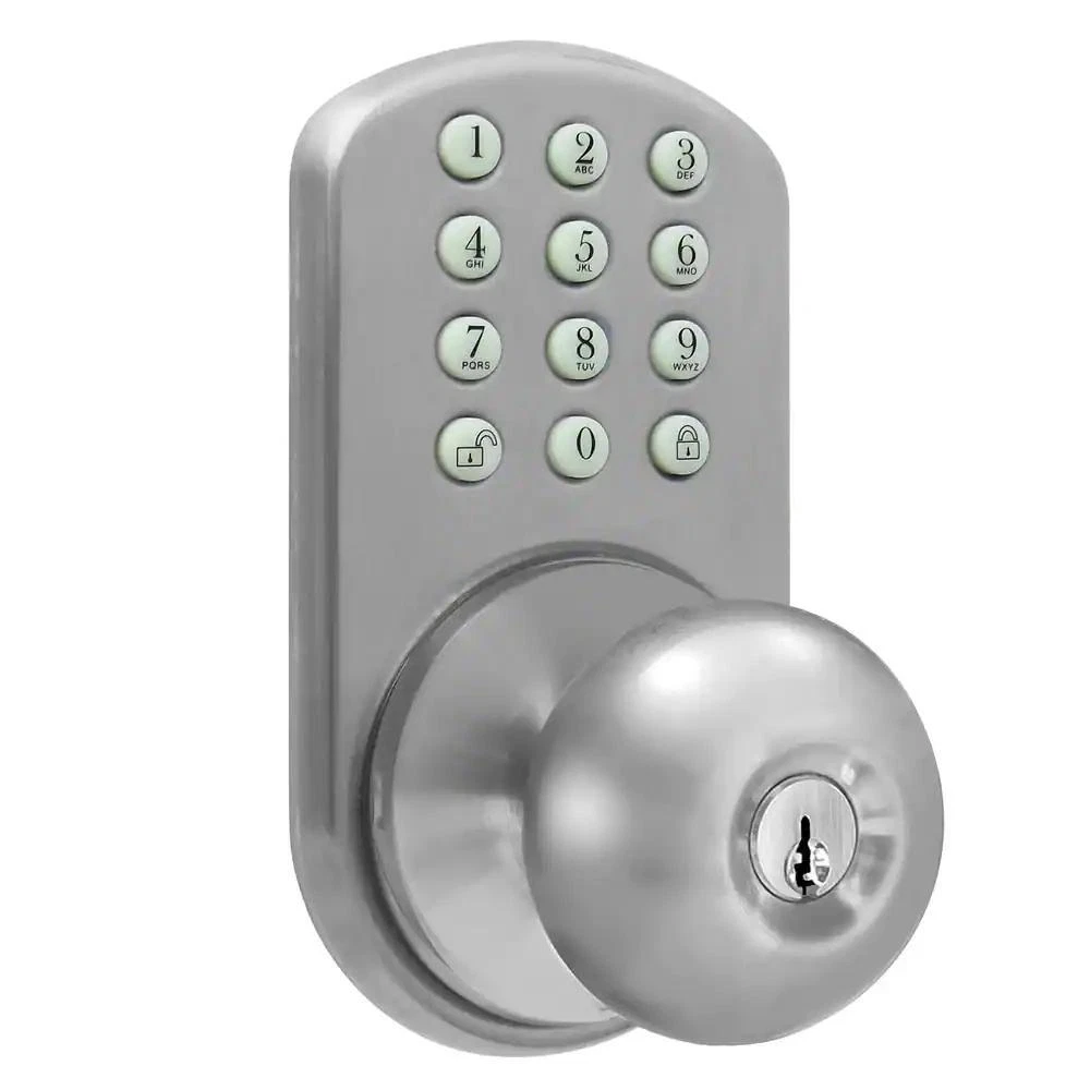 Keyless Digital Door Knob House Lock Keypad Home Entry Code