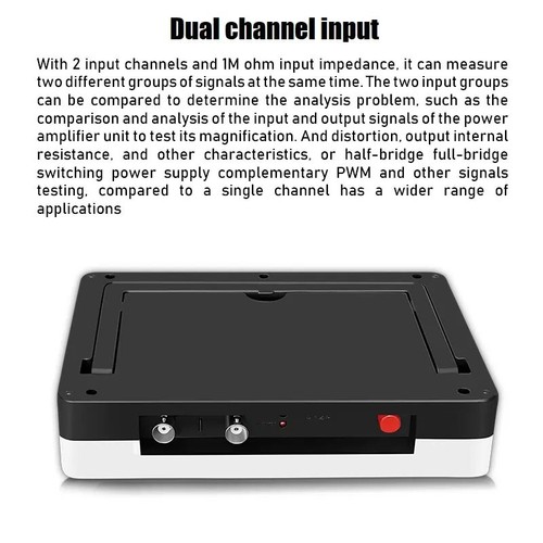 FNIRSI-1013D 100MHz 1GSa/s Tablet Oszilloskop 2Kanal 7" Touchscreen + P4100 Sonde - Bild 3 von 6