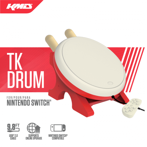 KMD TK Drum Controller for Taiko no Tatsujin: Drum 'n' Fun! Nintendo Switch - Picture 2 of 5