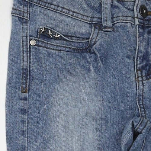 Pantalones de mezclilla ajustados de algodón azul para mujer VERO MODA talla 25 con cremallera regular - Imagen 7 de 10