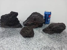 Black Lava Rock Stone Planted Aquarium  Decoration Hardscape Aquascape Terrarium