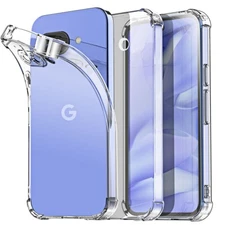 Case For Google Pixel 9A Clear TPU Shockproof Slim Soft Back Protection Cover