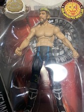 WWE Mattel Custom Kenny Omega NJPW Elite w/ custom IWGP Belt in Custom Packaging