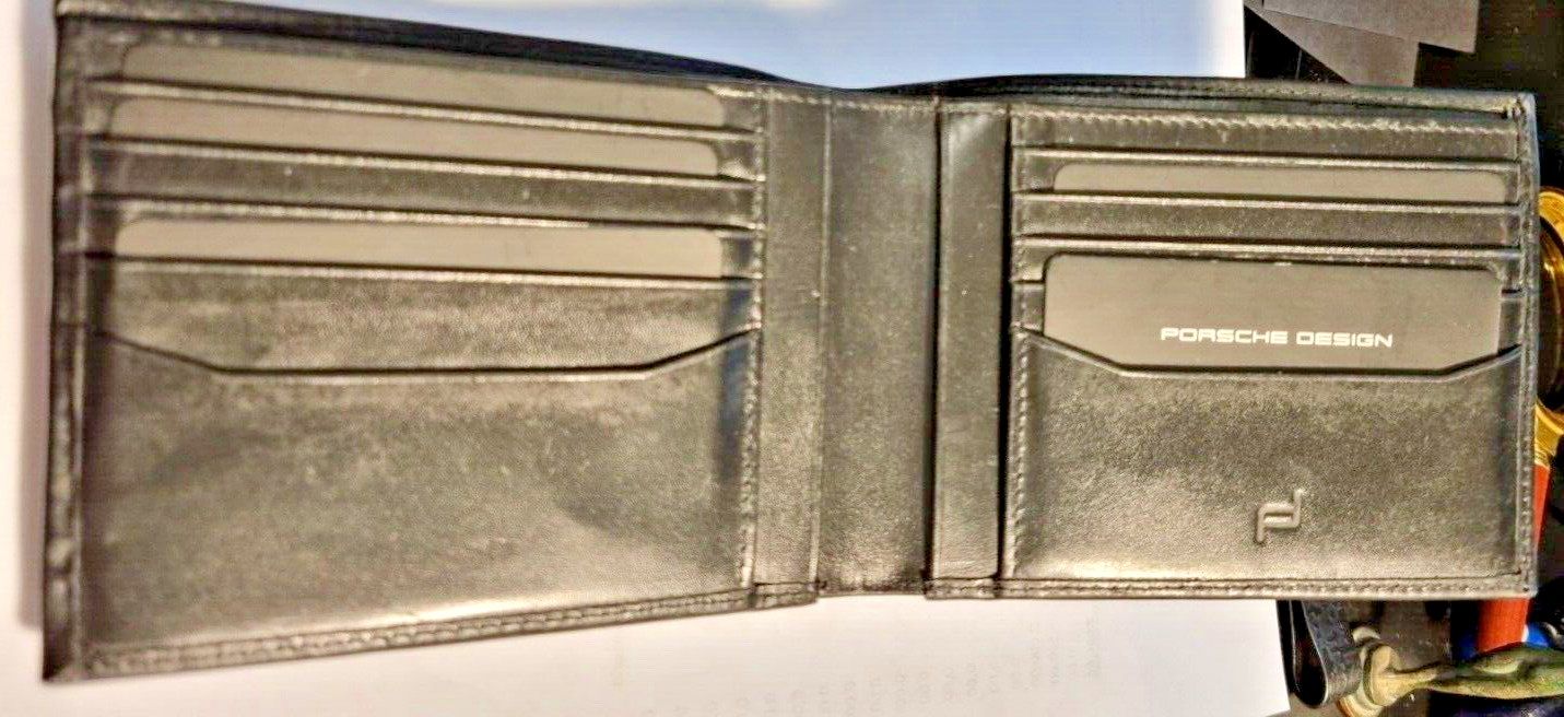 PORSCHE DESIGN - BRIC'S  Portafoglio nero in pelle