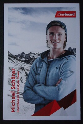 5283 Michael Schärer Schweiz Snowboard Freestyle Team swissski Autogrammkarte