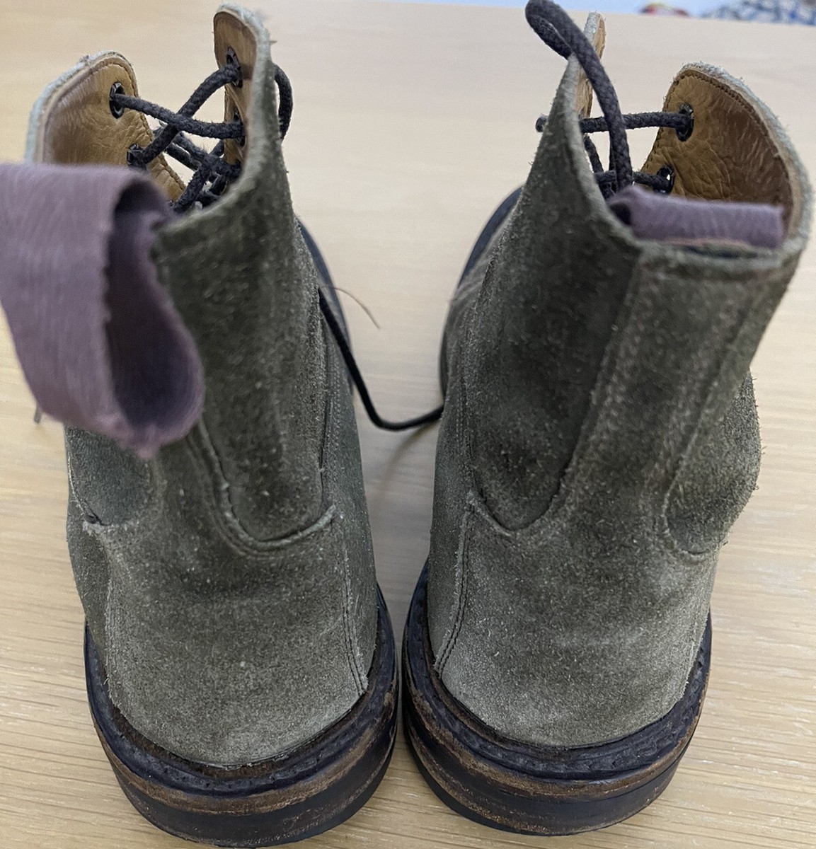 kan-kan Tricker's トリッカーズ Paul Smith $620 Trickers X Paul Smith 9D Stow Boots Earth Green Suede