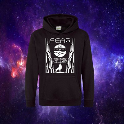 Fear Is The Mind Killer Dune inspiriert SciFi Film Unisex Kinder Erwachsene Hoodie Kapuze