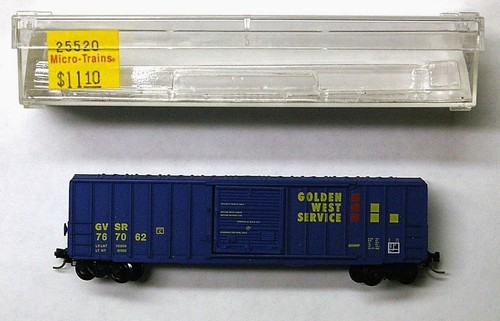 MTL Micro-Trains 25520 Golden West GVSR 767062 50 pies vagón de una sola puerta  | Zustand: New