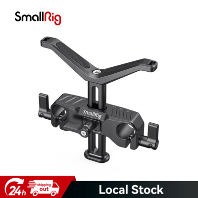 SmallRig Lens Support with 15mm LWS Rod Clamp -53.5mm Height Adjustable BSL2681