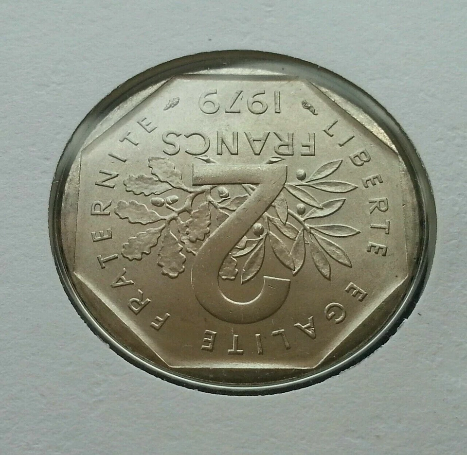 [SJ] France City 1984 Dsily Life Church Shop Tree Town FDC (coin cover) - Image 3 of 4